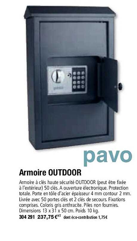 armoire outdoor pavo