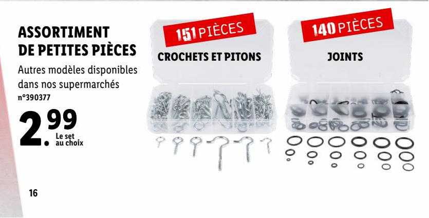 Assortiment De Petites Pièces