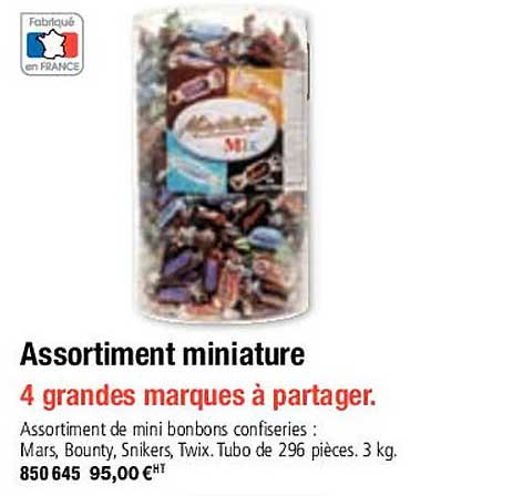 assortiment miniature