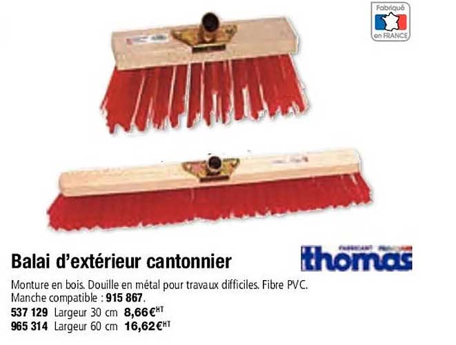 balai d'extérieur cantonnier thomas
