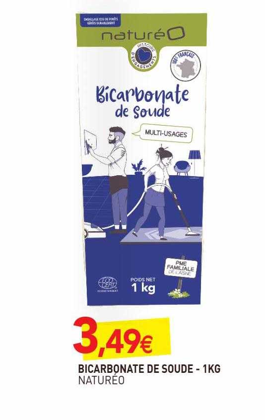 Bicarbonate De Soude Naturéo - 1 Kg