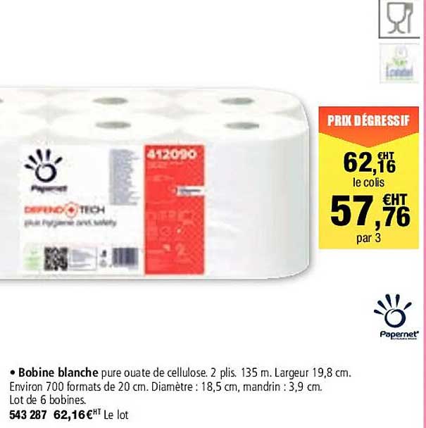 bobine planche papernet