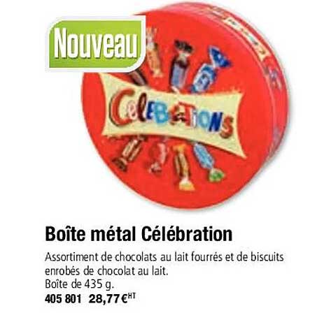 Boîte Métal Célébration