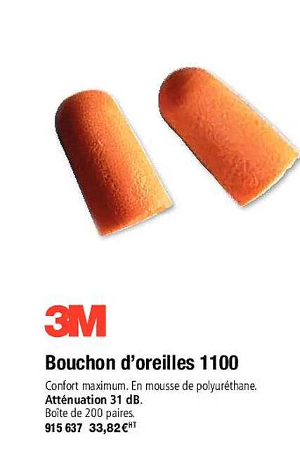 bouchon d'oreilles 1100