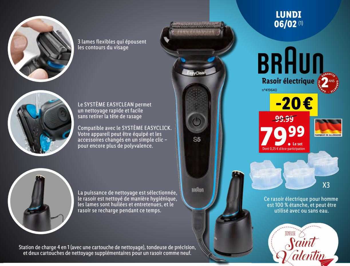 Braun Rasoir électrique