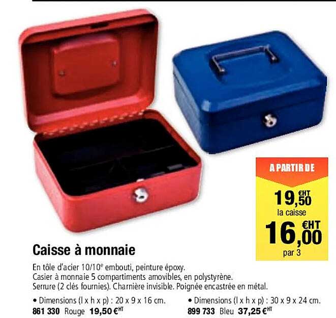 caisse à monnaie