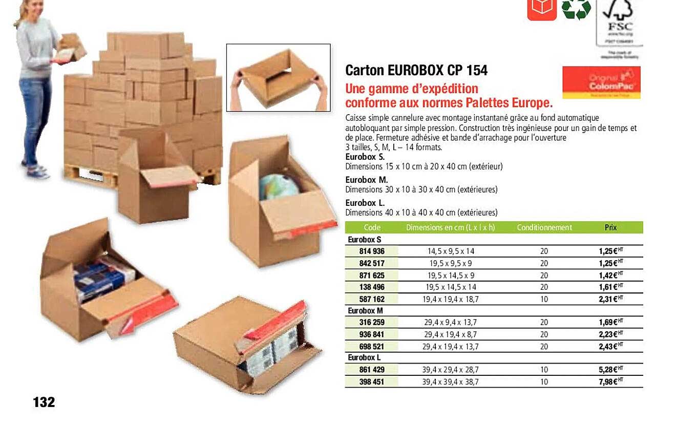 carton eurobox cp 154