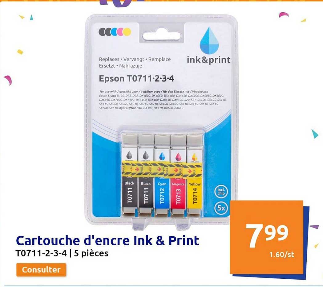 cartouche d'encre ink & print