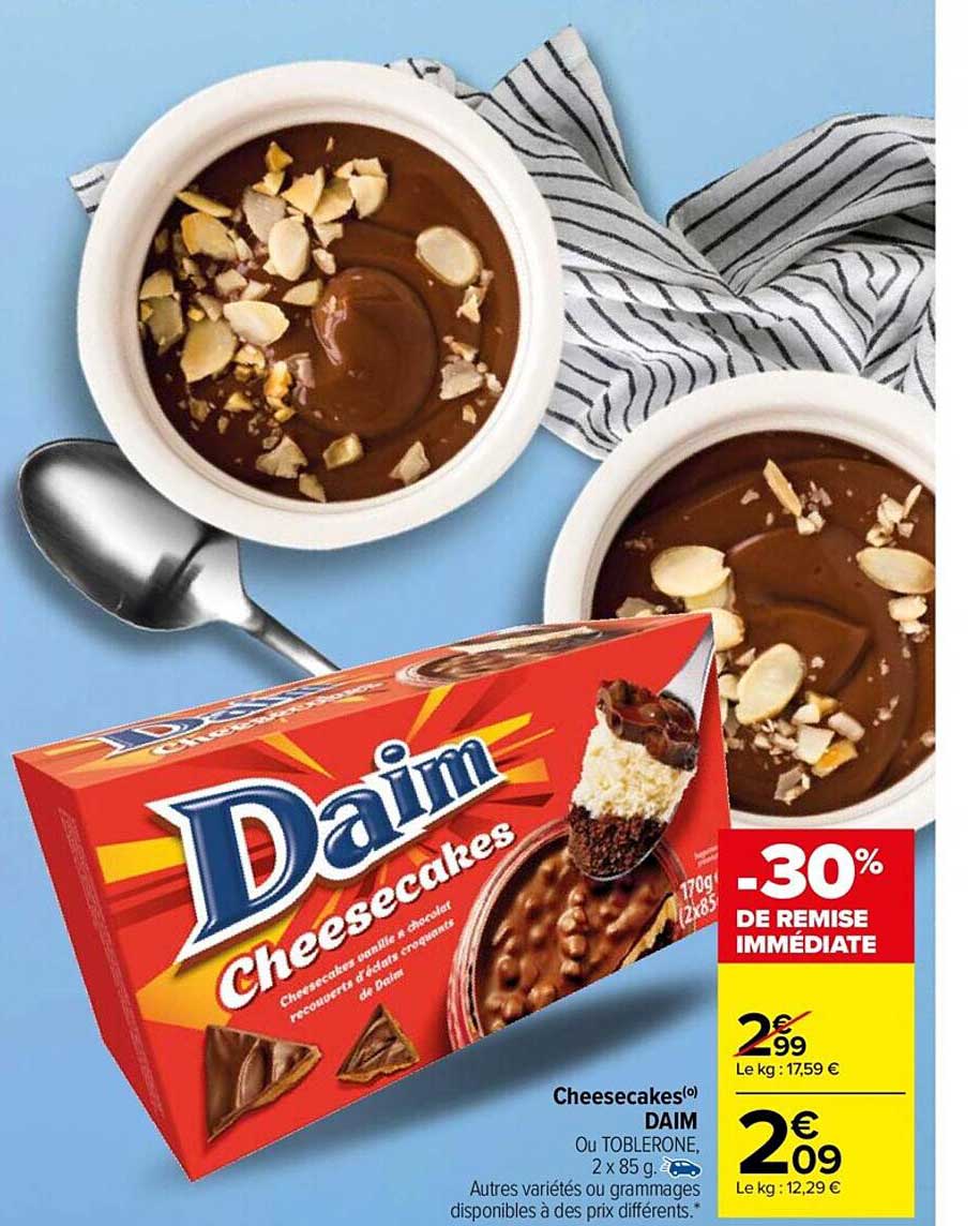 Cheesecakes Daim