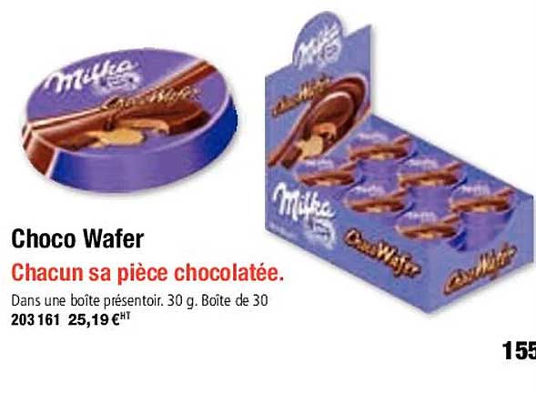 choco wafer milka