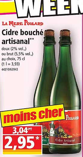 cidre bouché artisanal la mère poulard