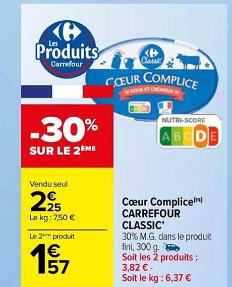 cœur complice carrefour classic