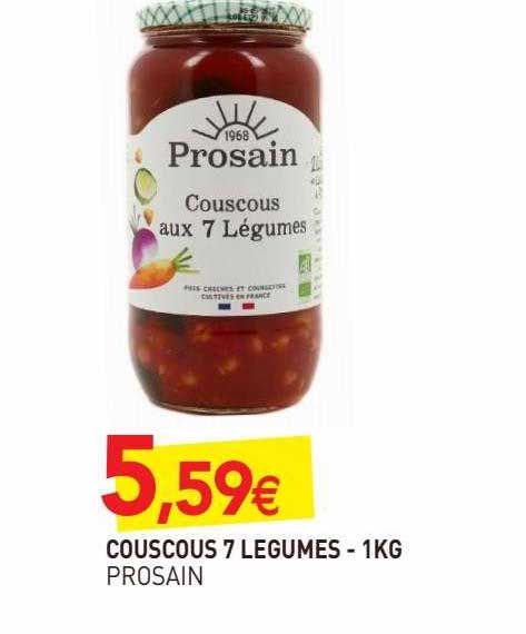 Couscous 7 Légumes Prosain - 1 Kg
