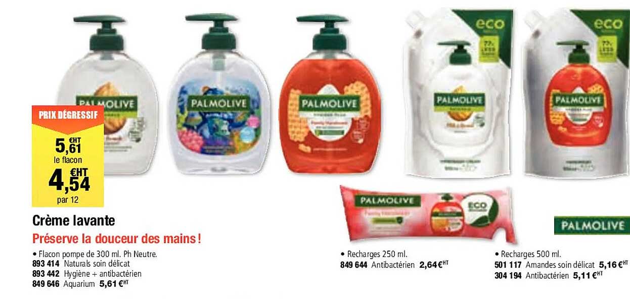 crème lavante palmolive
