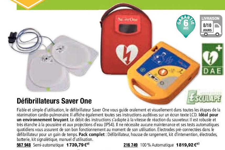 défibrillateurs saver one