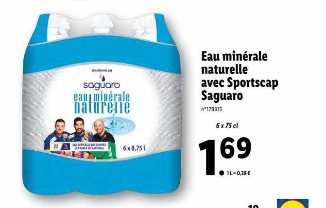 Eau Minérale Naturelle Avec Sportscap Saguaro