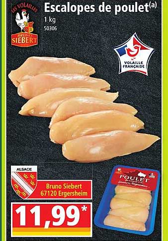 Escalopes De Poulet