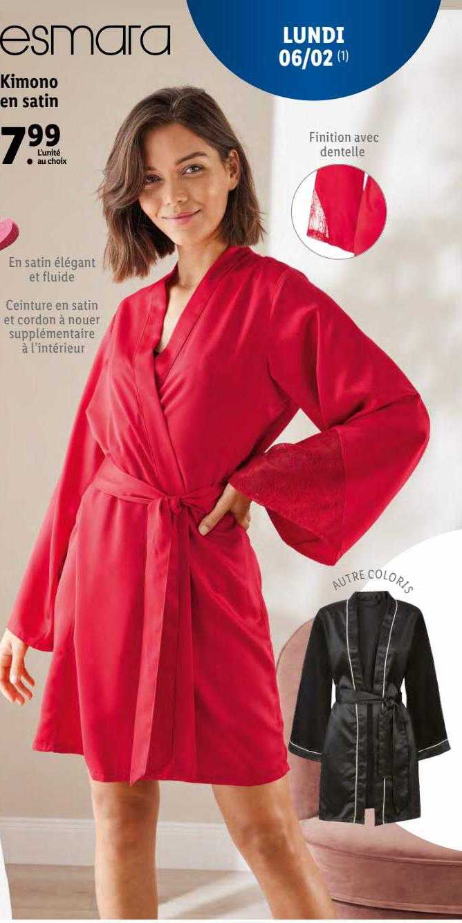 Esmara Kimono En Satin