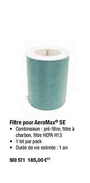 filtre pour aeramax se