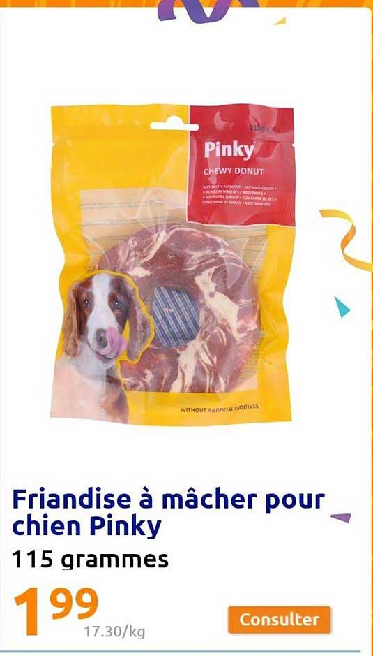 Friandise à Mâcher Pour Chien Pinky