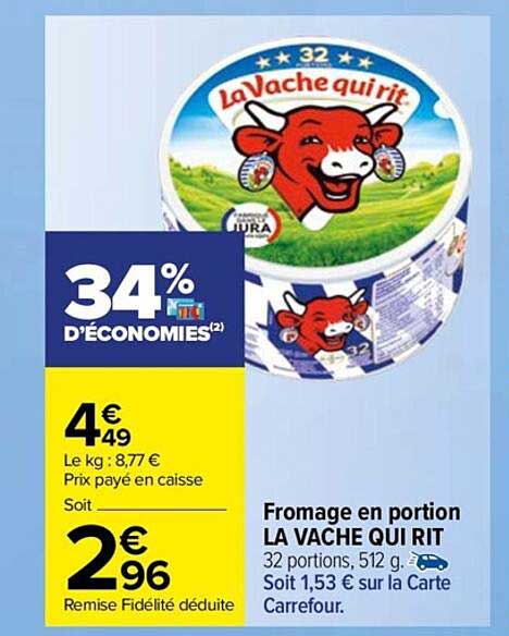 Fromage En Portion La Vache Qui Rit