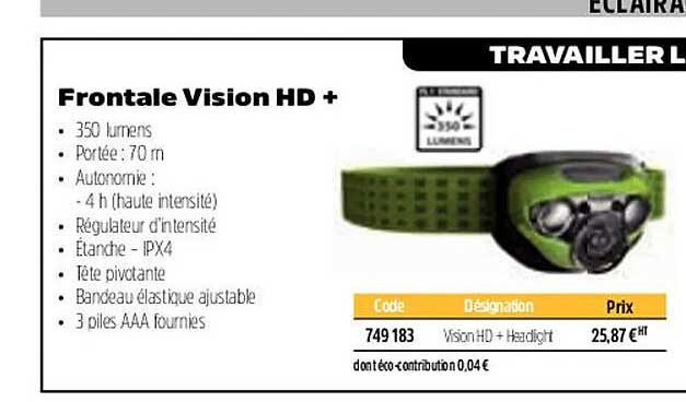 frontale vision hd +