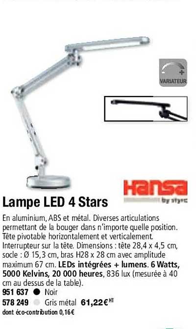 Hansa Lampe Led Stars