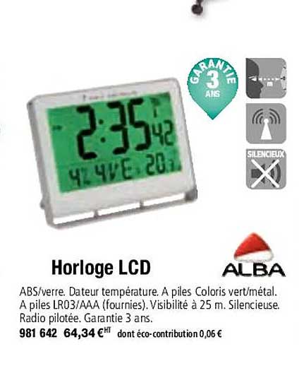 Horloge Lcd Alba