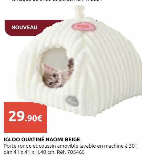 igloo ouatiné naomi beige