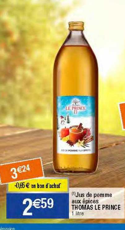 Jus De Pomme Aux épices Thomas Le Prince