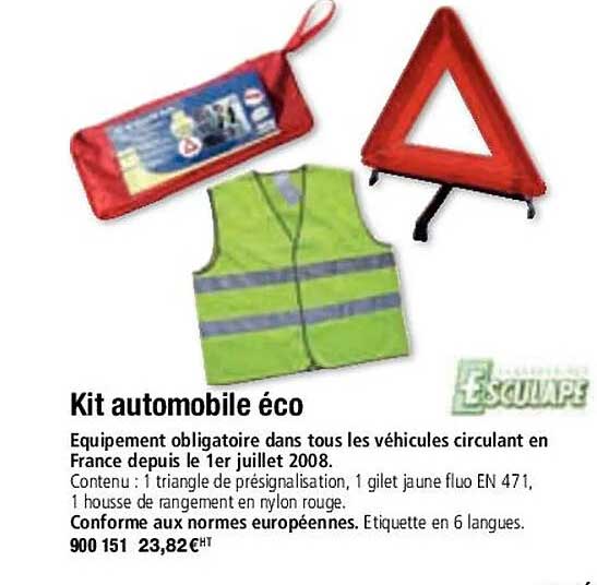 kit automobile éco esculape