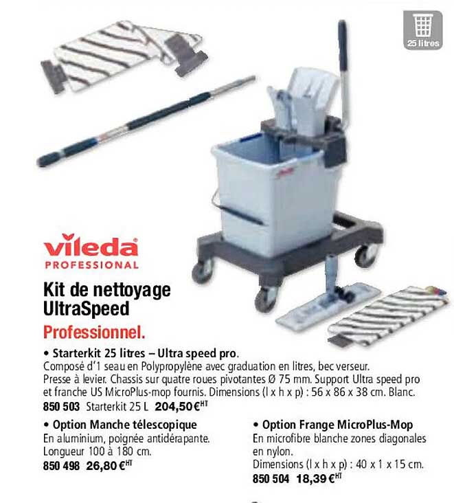 Kit De Nettoyage Ultraspeed Vileda