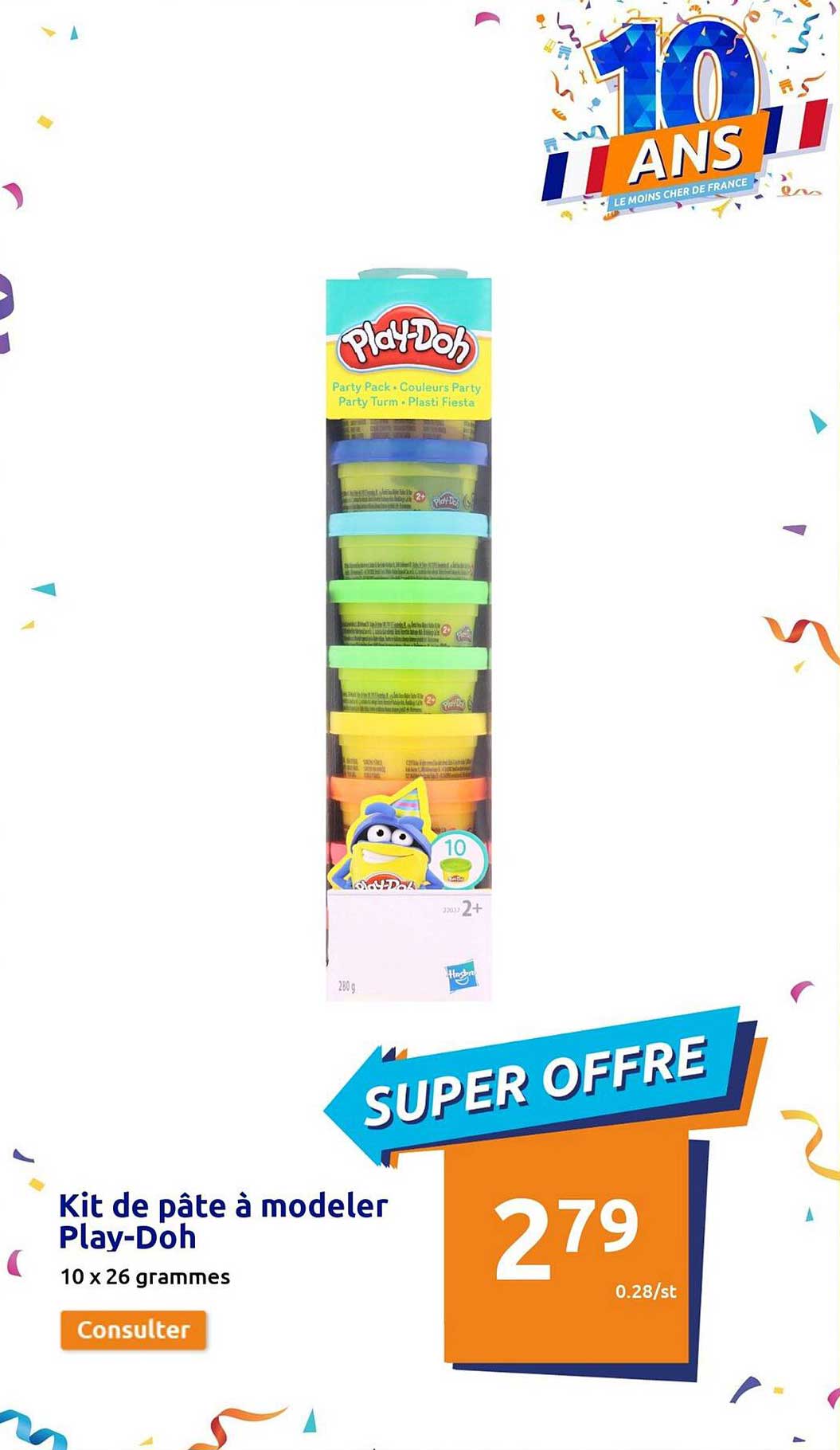 kit de pâte à modeler play-doh