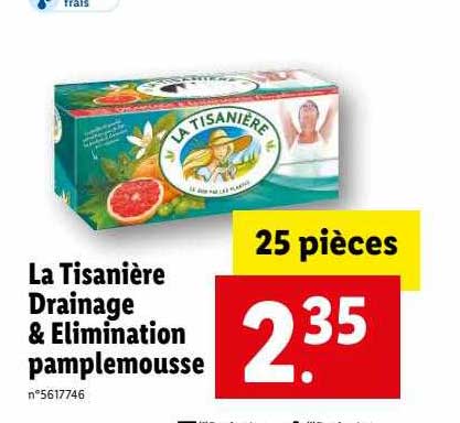 la tisanière drainage & élimination pamplemousse