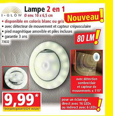 lampe 2 en 1 i-glow