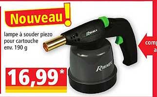 lampe à souder piezo pour cartouche