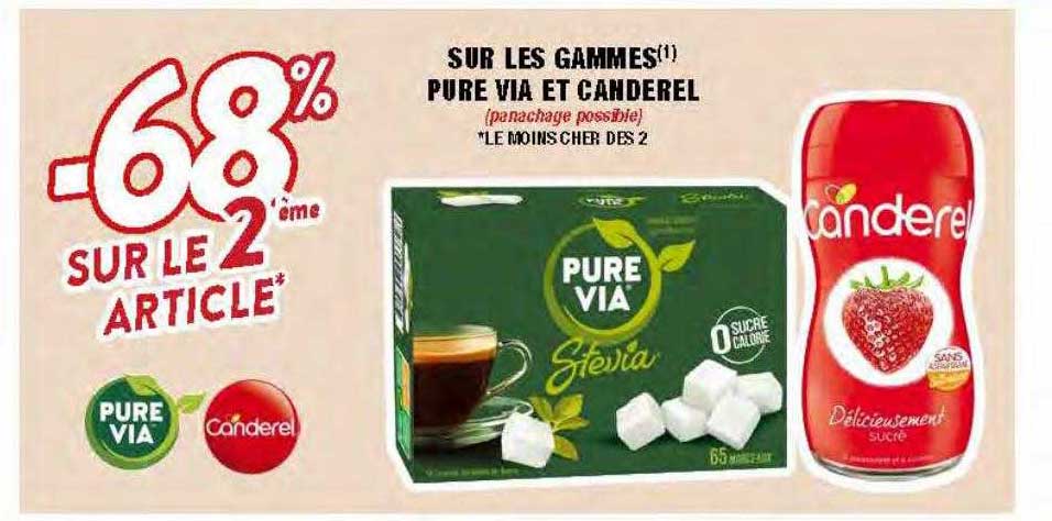 les gammes pure via et canderel