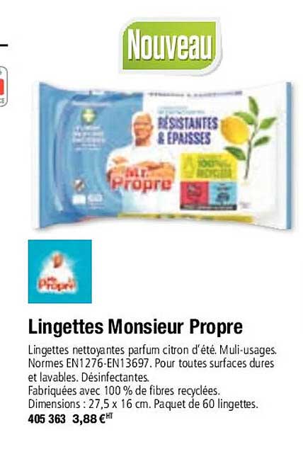 lingettes monsieur propre