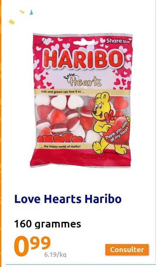 love hearts haribo