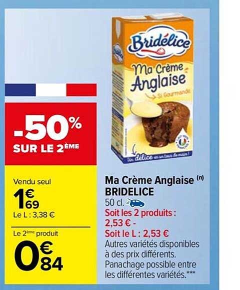 Ma Crème Anglaise Bridelice
