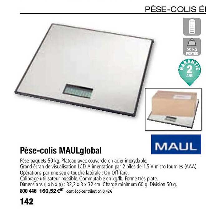 maul pèse-colis maulglobal
