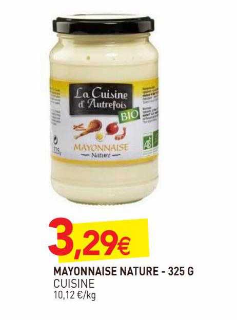 Mayonnaise Nature Cuisine - 325 G