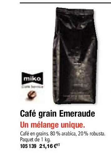 miko café grain emeraude