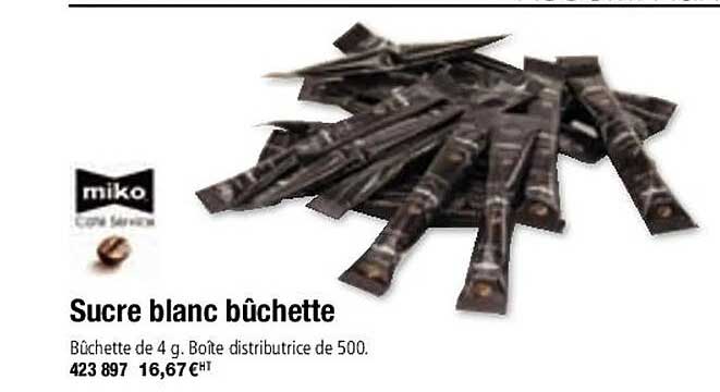 Miko Sucre Blanc Bûchette