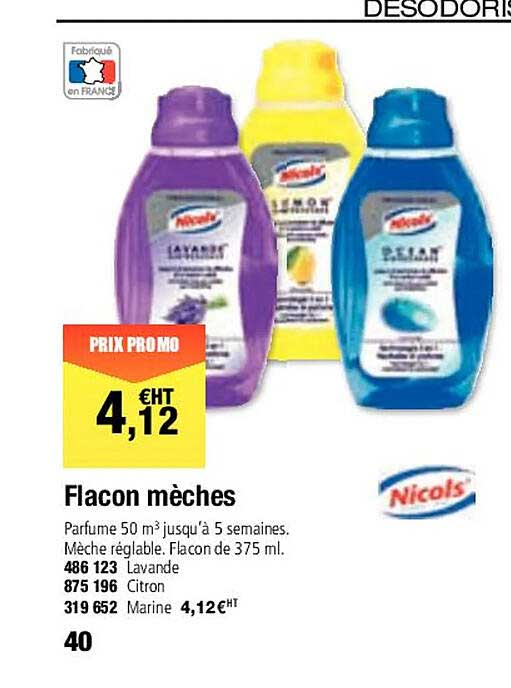 nicols flacon mèches
