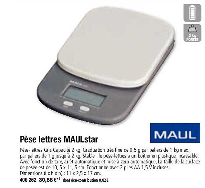 pèse lettres maulstar maul
