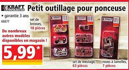petit outillage pour ponceuse kraft werkzeuge