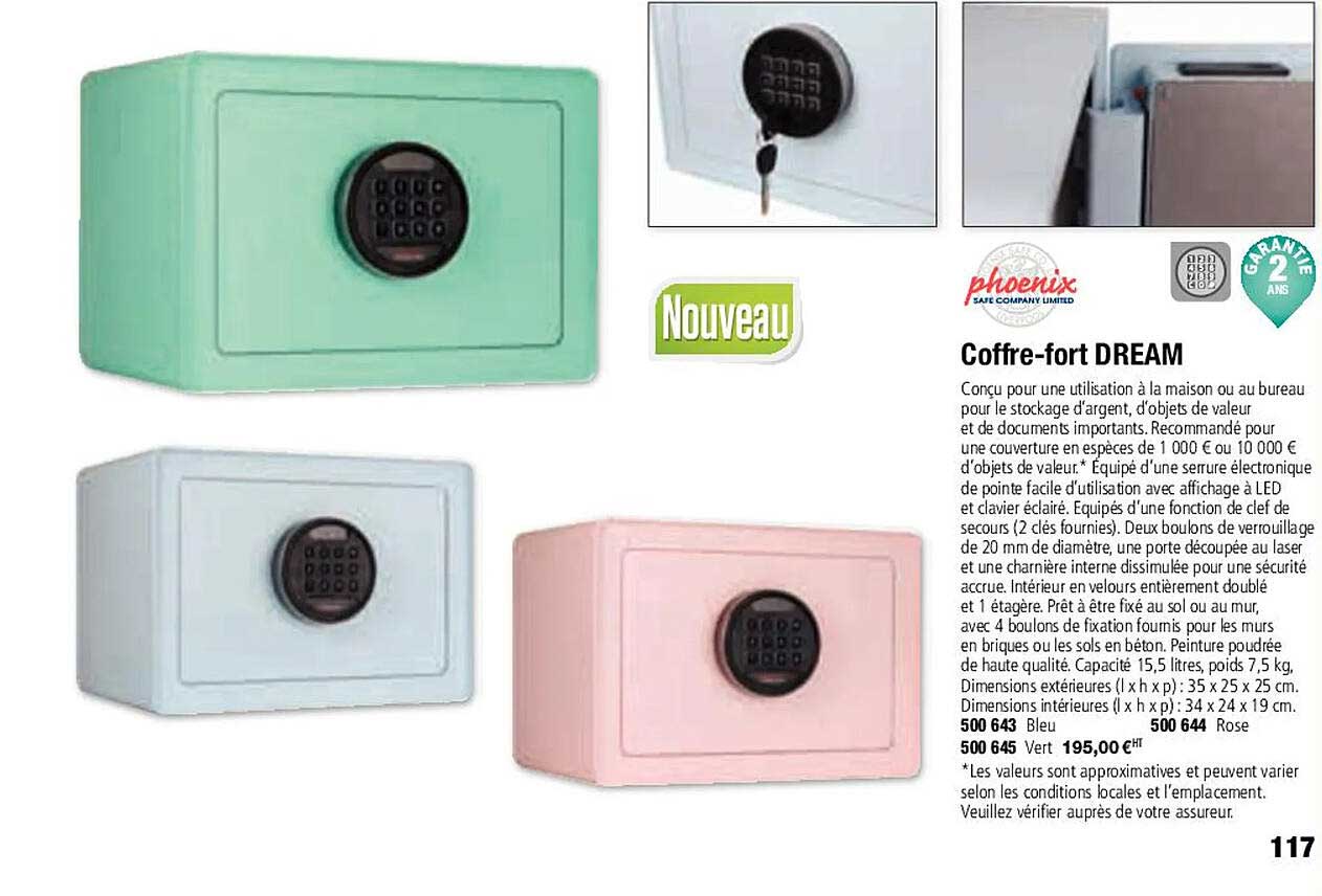 phoenix coffre-fort dream