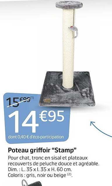 poteau griffoir "stamp"
