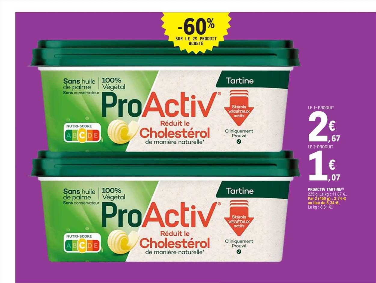 proactiv tartine